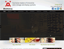 Tablet Screenshot of bordexwineracks.com